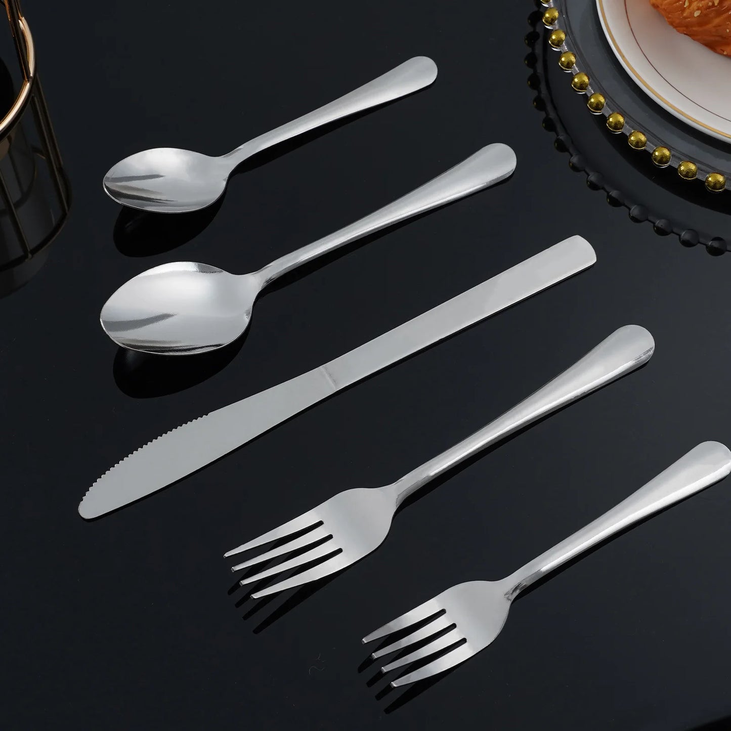 60 Piece Flatware Set For 12