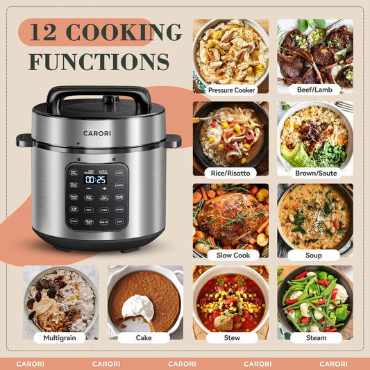 12-In-1 6 Quart Electric Pressure Cooker