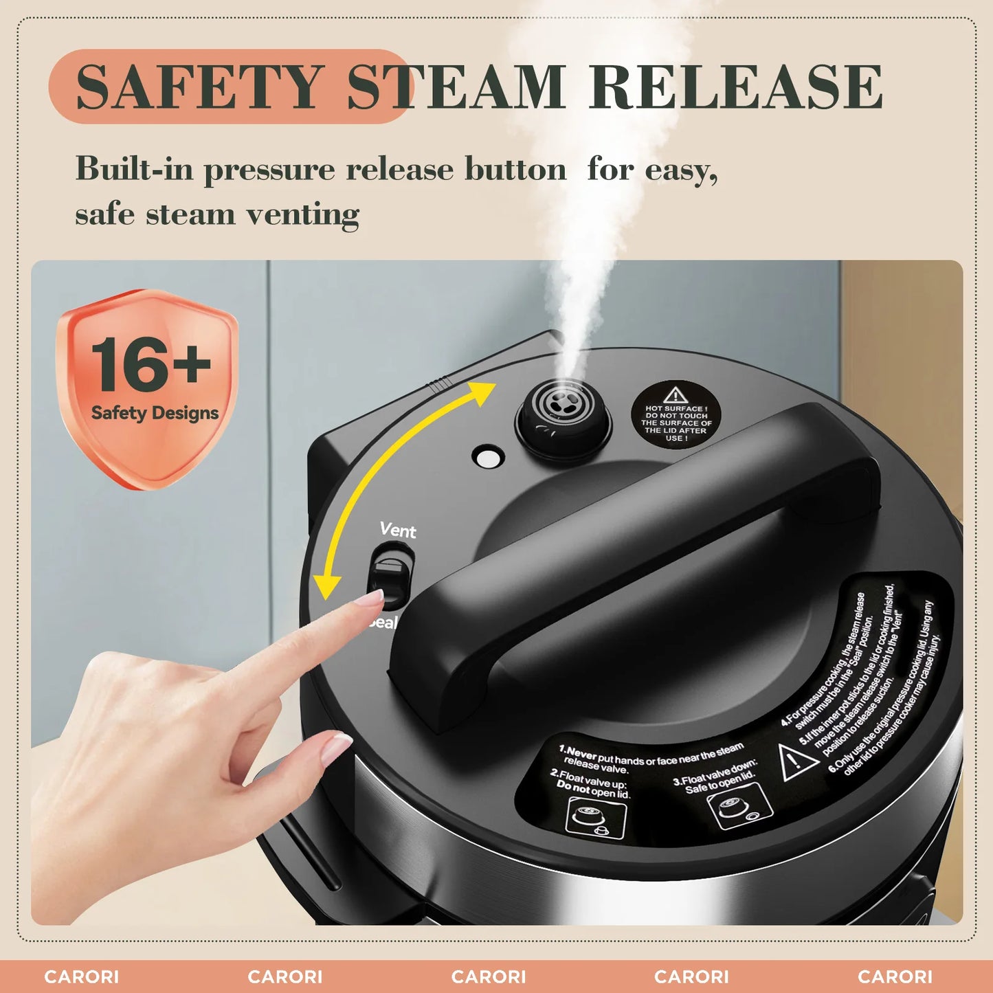 12-In-1 6 Quart Electric Pressure Cooker