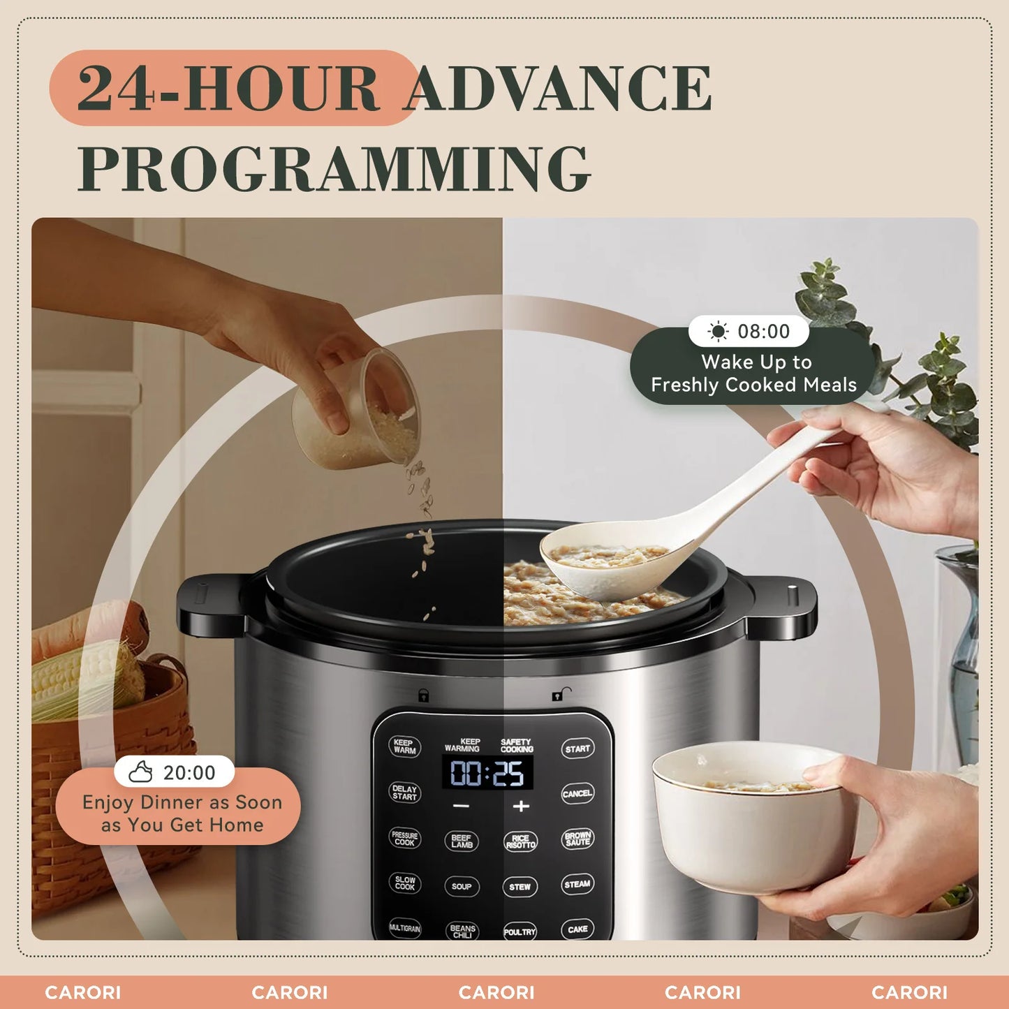 12-In-1 6 Quart Electric Pressure Cooker