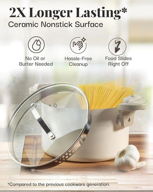 5 Quart Large Cooking Stock Pot