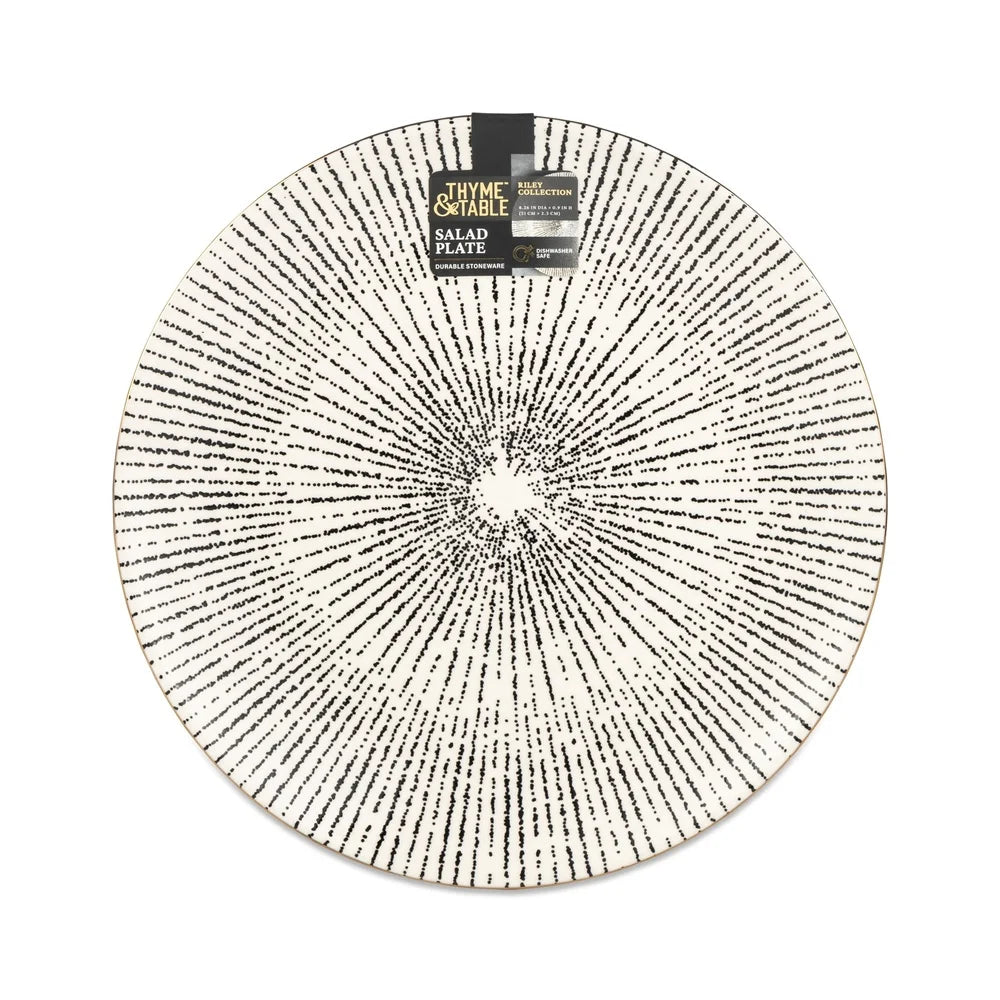 2 Pack Stoneware Salad Plates