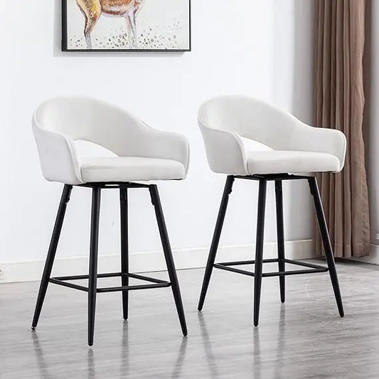 Modern 26" Swivel Bar Stools